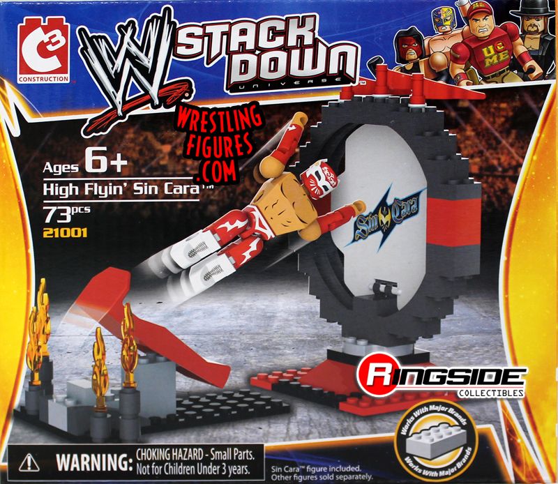 High Flyin' Sin Cara WWE Stackdown Playset!