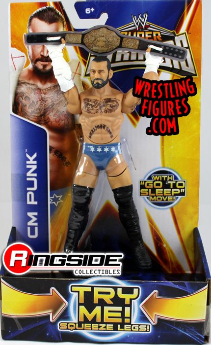 WWE Super Strikers 6 The Rock Action Figure 
