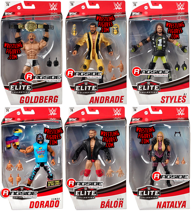Mattel Elite Series 74 Boxed WWE Figures SHIPPING COMBINES Brand New 