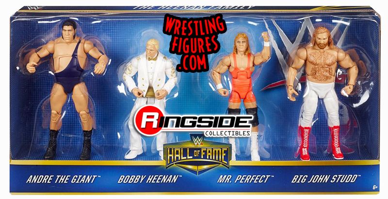 Bobby Mr Perfect WWE Hall of Fame Exclusive 4-Pack Set / Heenan Family / Andre The Giant Big John Studd by Mattel