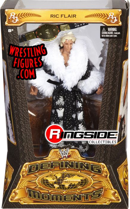 WWE Figure RIC Flair Figure Includes Slam Band Championship Belt 