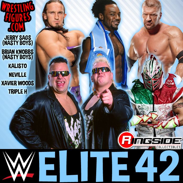 WWE 2015 Elite Collection Flashback Series 42 WWE NastyBoy Brian Knobbs New MISB 