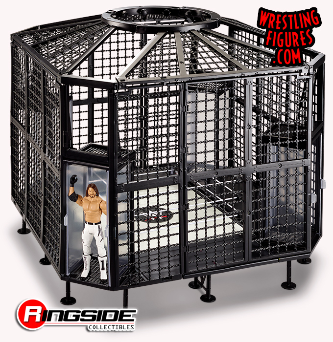 wwe toys steel cage