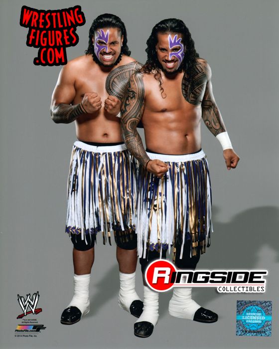 WWE USOS JIMMY & JEY USO DUAL SIGNED 8X10 PHOTO AUTOGRAPH 