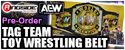 AEW Tag Team Toy Belt by Jazwares