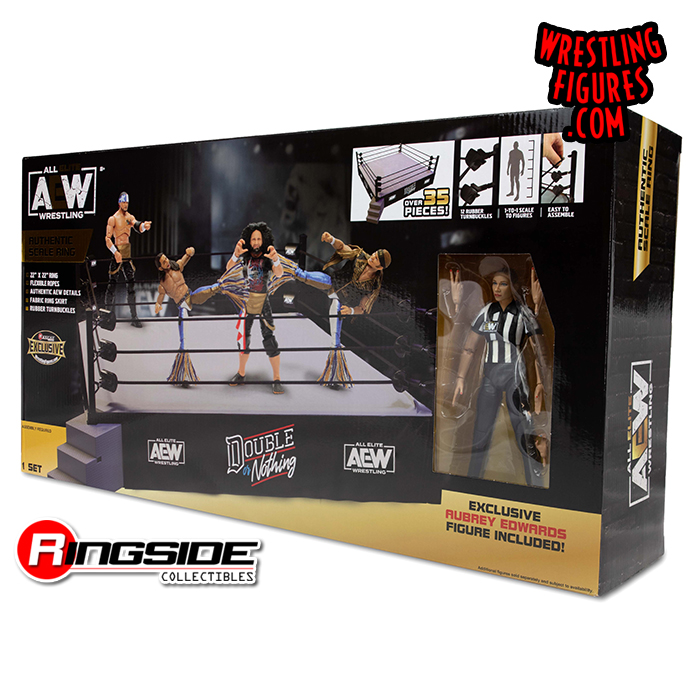 w/ Sting) AEW Rampage Authentic Scale Ring Playset - Ringside