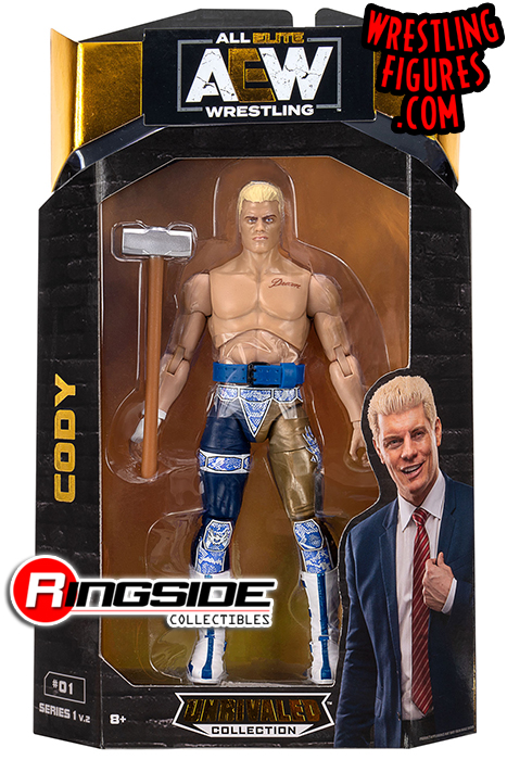 2020 AEW Unrivaled Series 1 Cody Rhodes Figure All Elite Wrestling IN HAND RARE 