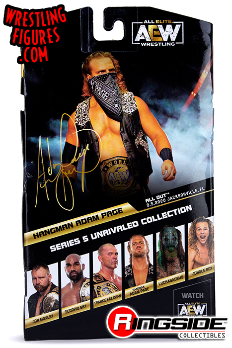 AEW Jazwares Accessories for WWE Wrestling Figures Hangman Page Neckerchief 