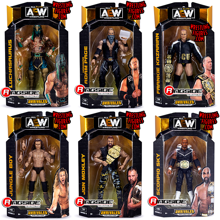 Kenny Omega & Hangman Adam Page - AEW 2-Pack Toy Wrestling Action Figures  by Jazwares!