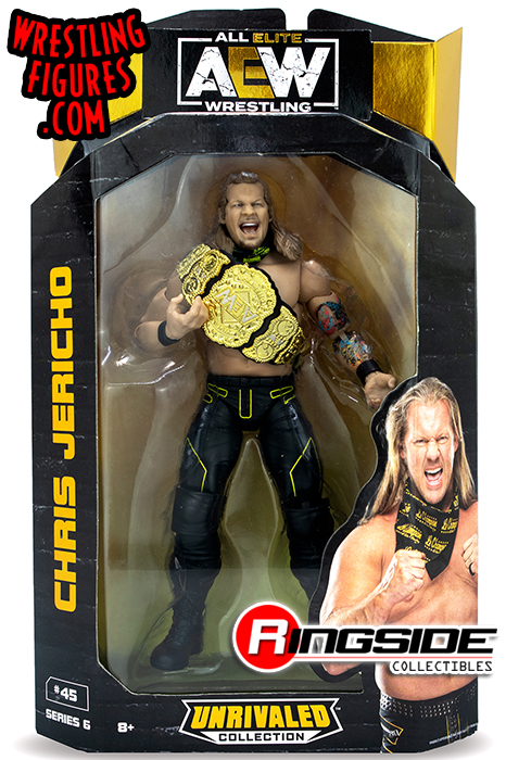 AEW Chris Jericho Wrestling Figure #06 Unrivaled Series 2 JAZWARES Nouveau Entièrement neuf dans sa boîte WWE 