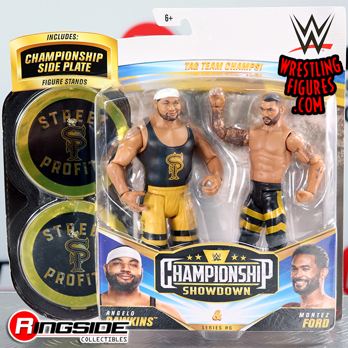 Street Profits Angelo Dawkins Montez Ford Wwe Showdown 2 Packs 6 Wwe Toy Wrestling Action Figures By Mattel