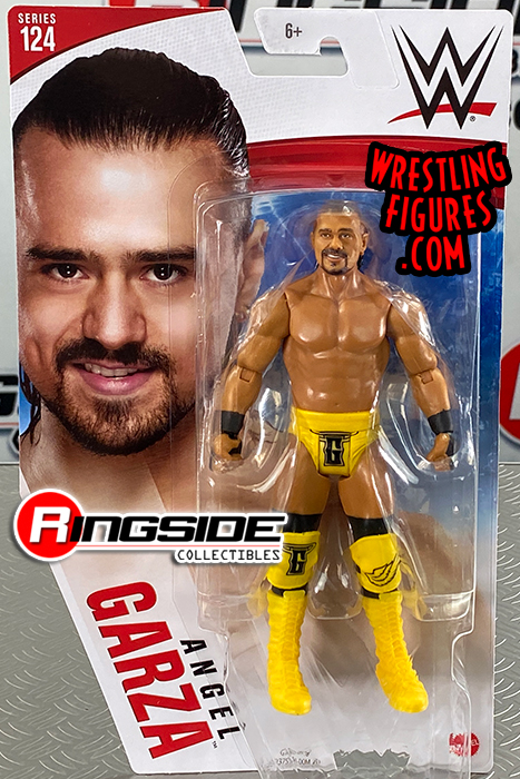 Angel Garza (Yellow Gear) - WWE Series 124 WWE Toy Wrestling 