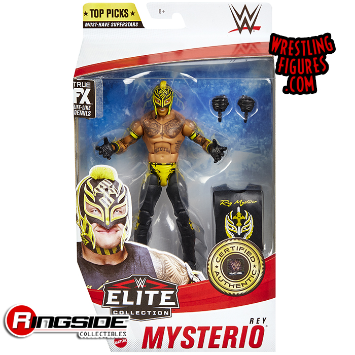 WWE Elite 67 Mattel Toy Wrestling Action Figure loose Rey Mysterio 