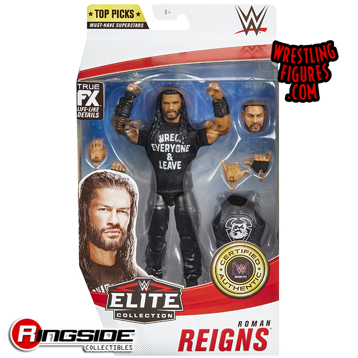 WWE Elite Roman Reigns Mattel Series Wrestling Action Figure Shield WWF 