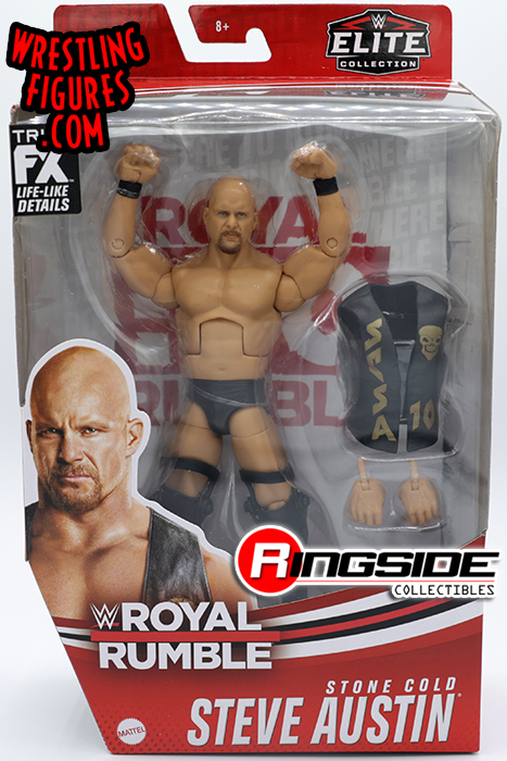  WWE Stone Cold Steve Austin Royal Rumble Elite Collection  Action Figure with Authentic Gear & Accessories, 6-in Posable Collectible  Gift for WWE Fans Ages 8 Years Old & Up : Toys