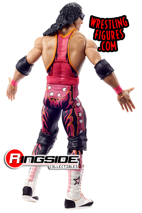 WWE Bret Hart Elite Survivor Series 2025 Action Figure Wrestling, Con Parte Build-A-Figure Nick Aldis
