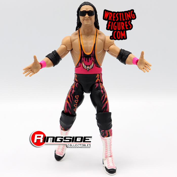 WWE WrestleMania 2022 Elite Bret Hitman Hart Action Figure