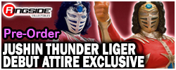 Debut Attire Jushin Thunder Liger Exclusive Toy Wrestling Action Figures by Storm Collectibles