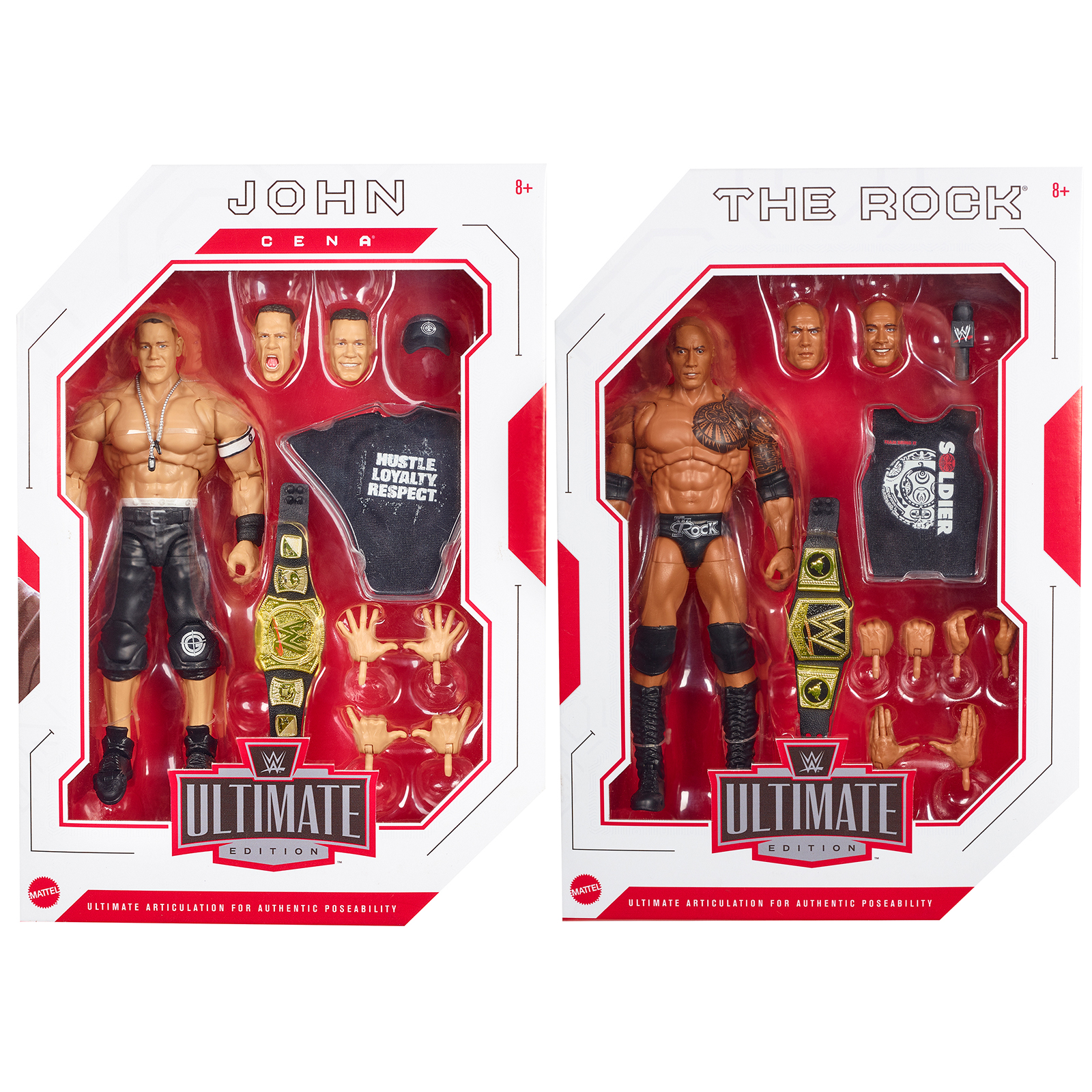 WWE Ultimate Edition 10 - Complete Set of 2 Toy Wrestling Action ...