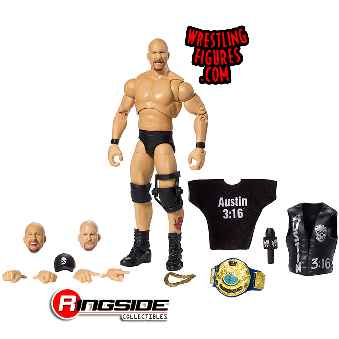 Stone Cold Steve Austin Wwe Ultimate Edition 9 Ringside Exclusive Toy Wrestling Action Figures By Mattel