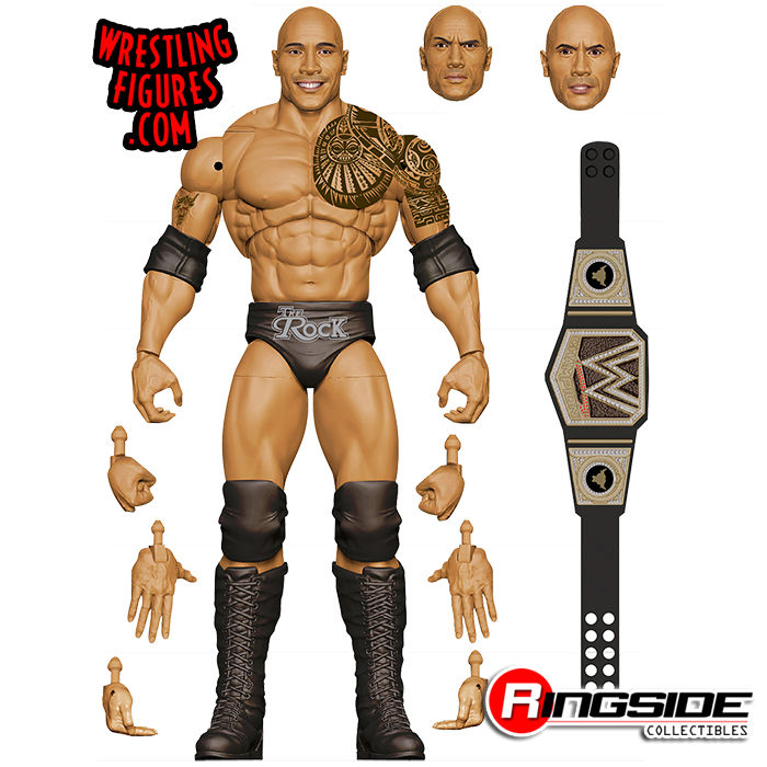 The Rock WWE Ultimate Edition 10 Ringside Exclusive Toy Wrestling