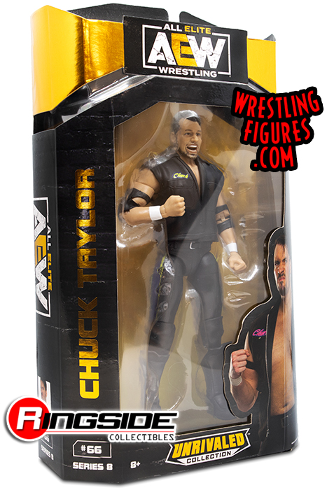 Chuck Taylor - AEW Unrivaled 8 Toy Wrestling Action Figure by