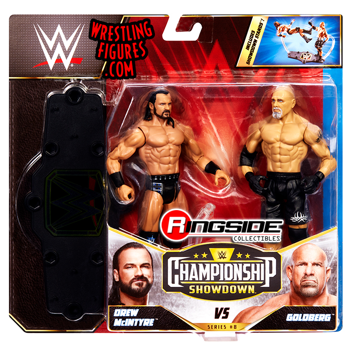 Goldberg & Drew McIntyre - WWE Showdown 2-Packs 8 WWE Toy Wrestling ...