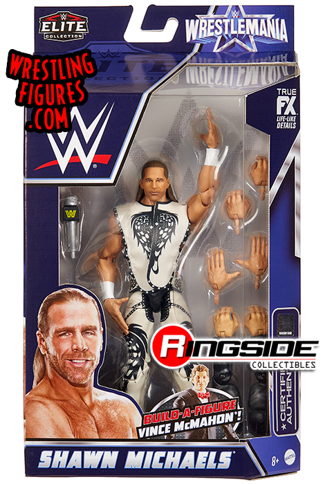 WWE Wrestlemania Shawn Michaels Elite Collection Action Figure 