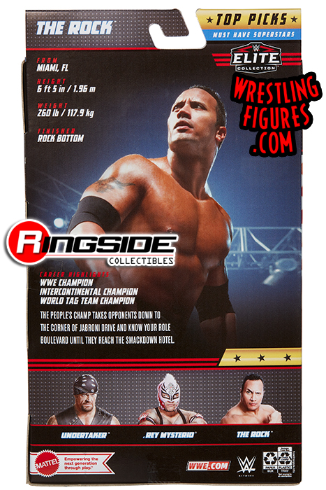 WWE The Rock Top Picks Elite Collection Action Figure 