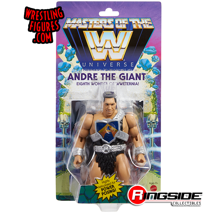 Andre the Giant - WWE Masters of the Universe 7 WWE Toy Wrestling Action  Figure by Mattel!