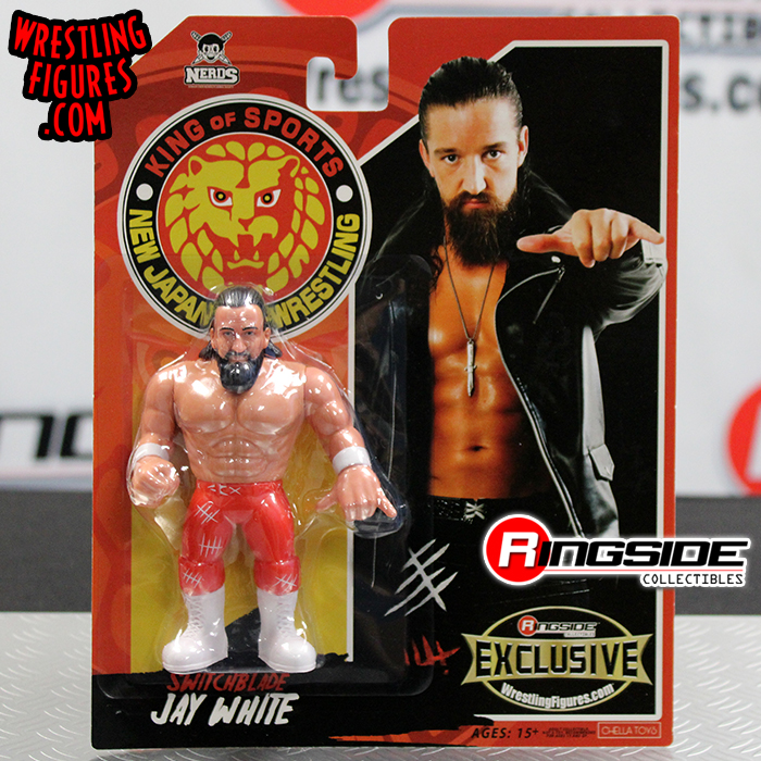 Red Tights) Switchblade Jay White - NJPW Ringside Exclusive Toy Wrestling  Action Figure by Storm Collectibles!