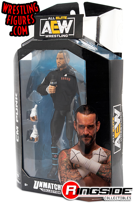 CM Punk - AEW Unmatched Series 4 Toy Wrestling Action Figure by