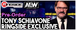 Tony Schiavone (Announcer) AEW Ringside Exclusive Toy Wrestling Action Figure by Jazwares