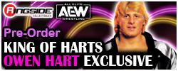 King of Harts Owen Hart AEW Ringside Exclusive Toy Wrestling Action Figure by Jazwares