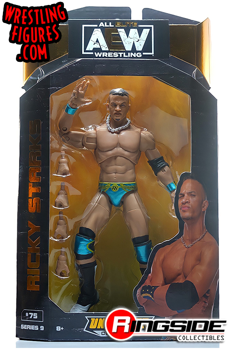 Ricky Starks - AEW Unrivaled 9 Toy Wrestling Action Figure by