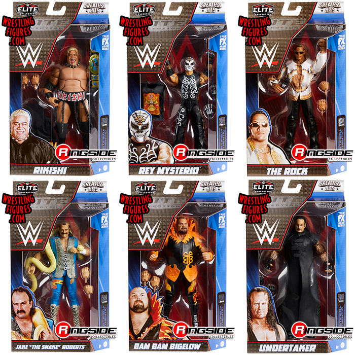 Wwe Elite Greatest Hits 1 Complete Set Of 6 Wwe Toy Wrestling Action