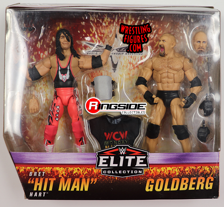 Error Figure - Bret Hart & Goldberg - WWE Elite 2-Pack (Missing 