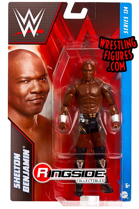 Chase Variant - Black w/ White Highlights) Shelton Benjamin - WWE 