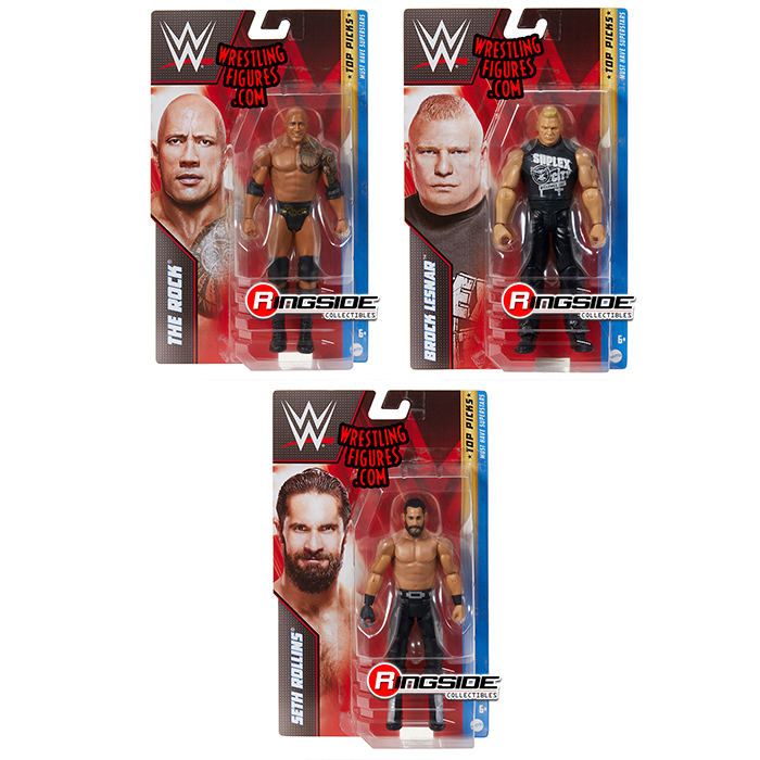 WWE Series 2023 Top Talent Complete Set of 3 WWE Toy Wrestling Action