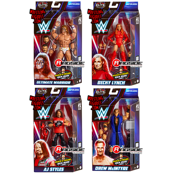 WWE Elite Survivor Series 2023 - Complete Set of 4 WWE Toy Wrestling Action  Figure by Mattel! This set includes: Shawn Michaels, Charlotte Flair, Jerry  Lawler & Kevin Owens!