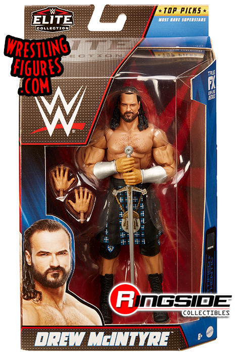 Drew McIntyre WWE Elite 2023 Top Talent WWE Toy Wrestling Action Figure