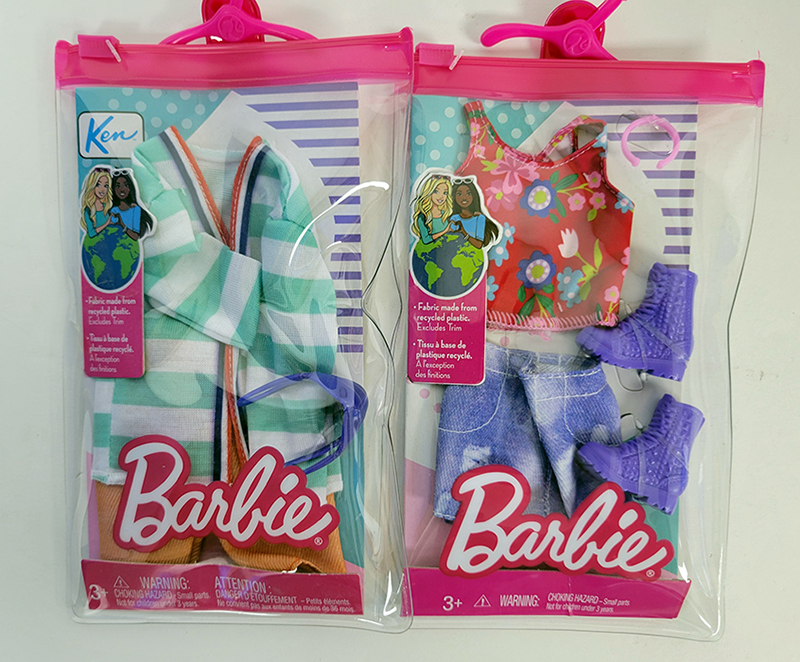 Barbie & Ken Fashion Lot - Set of 2 (Green Stripes) | Ringside Collectibles