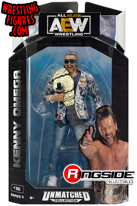 Kenny Omega - AEW Unmatched Series 5 Toy Wrestling Action Figure