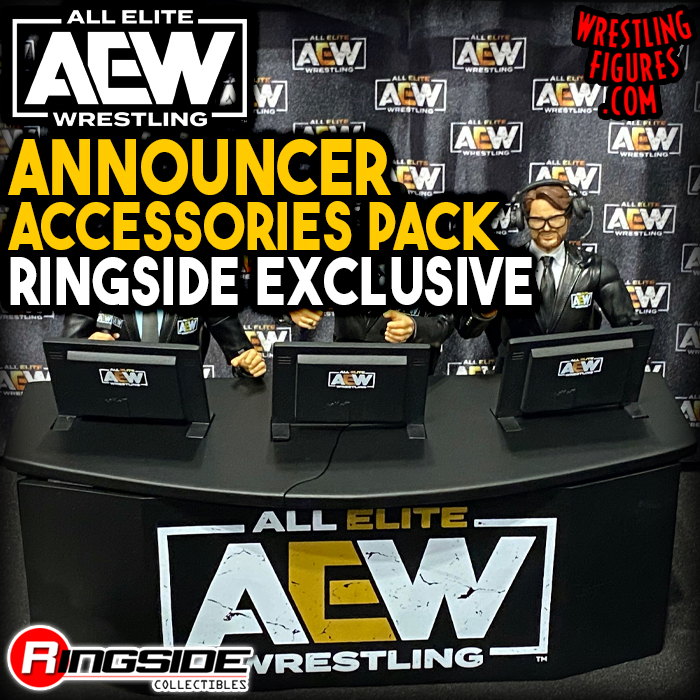 AEW Announcer Accessories Pack - Ringside Exclusive image 