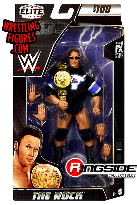 WWE WrestleMania Elite 2023 Wave 1 The Rock Action Figure