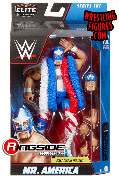 Gepensioneerde vasteland titel Mr. America Hulk Hogan (Blue Mask w/ Single Star) - WWE Elite 101 WWE Toy  Wrestling Action Figure by Mattel!