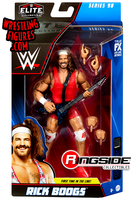 Juice Booth spids Chase Variant - Red) Rick Boogs - WWE Elite 98 WWE Toy Wrestling Action  Figure by Mattel!