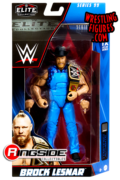 Chase Variant - Blue) Brock Lesnar - WWE Elite 99 WWE Toy Wrestling Action  Figure by Mattel!