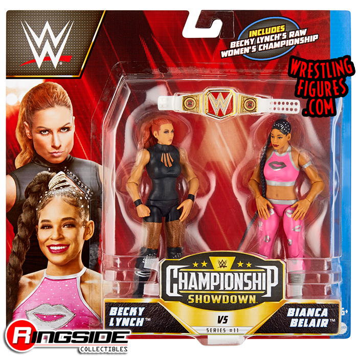 BECKY LYNCH BIANCA BELAIR WWE Mattel Championship Showdown Series 11  Fortnite