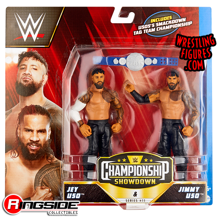 The Usos (Jey Uso & Jimmy Uso) - WWE Showdown 2-Packs11 WWE Toy ...